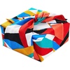 Bold Abstract  Red  Yellow  Black  Teal  Orange