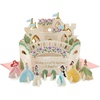 Castle Scene with Paper Princess Figures