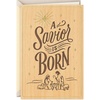 Wooden Card  A Savior is Born