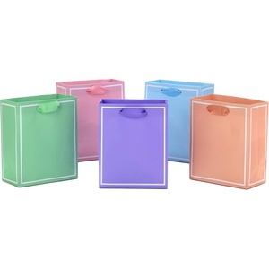 Hallmark 6″ Small Easter Gift Bag Bundle (8 Bags, 4 Watercolor Tie-Dye Designs in Pink, Purple, Blue, Green) for Birthdays, Mother’s Day, Teachers and More(Light Purple  Pink  Blue  Orange  Green)
