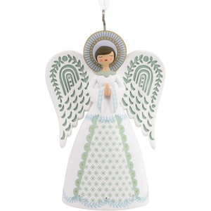 Hallmark Angel Peace on Earth 2024 Christmas Ornament, Premium Porcelain(Hallmark Angel)