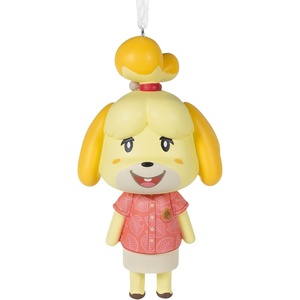 Hallmark Animal Crossing Tom Nook Christmas Ornament, Nintendo Gamer Gifts(Nintendo Animal Crossing Isabelle)