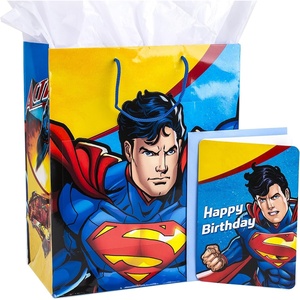 Hallmark Batman Father’s Day Pop Up Card for Him (3D Bat-Signal, Epic Day) for Dad, Husband, Son, Brother, Batman Fan, Birthday(Large Superman)