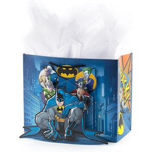 Hallmark Batman Father’s Day Pop Up Card for Him (3D Bat-Signal, Epic Day) for Dad, Husband, Son, Brother, Batman Fan, Birthday(Medium Pop Up 3D Batman)