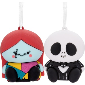Hallmark Better Together Disney Mickey and Minnie Magnetic Christmas Ornaments, Set of 2(Jack & Sally)