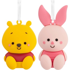 Hallmark Better Together Disney Mickey and Minnie Magnetic Christmas Ornaments, Set of 2(Winnie the Pooh & Piglet)