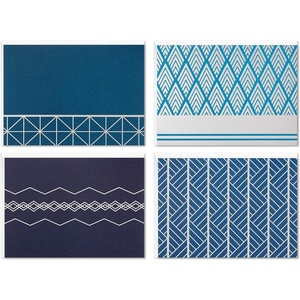 Hallmark Blank Cards Assortment, Geometric Silver Foil (40 Note Cards with Envelopes)(Blank Cards)