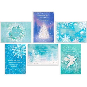 Hallmark Boxed Holiday Cards Assortment, Season of Light and Love (6 Designs, 36 Cards with Envelopes)(Season of Light)