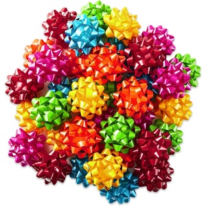 Hallmark Bright Gift Bow Assortment (36 Bows) Red, Pink, Orange, Green, Teal, Yellow for Birthdays, Weddings, Baby/Bridal Showers, Christmas, Hanukkah(Orange  Pink  Yellow  Teal  Green  Red)