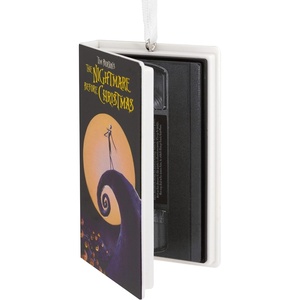 Hallmark Christmas Ornament, Disney Tim Burton’s The Nightmare Before Christmas Oogie Boogie Ornament, Gifts for Disney Fans(VHS)