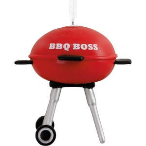 Hallmark Christmas Ornament, Everything Bagel Ornament, Food Gifts(BBQ Boss Grilling)