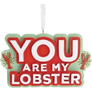 Hallmark Christmas Ornament, Friends You are My Lobster Ornament, TV Show Gifts