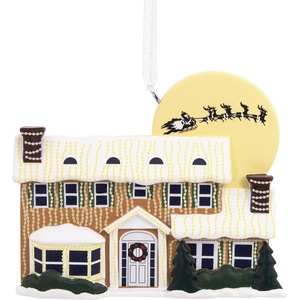 Hallmark Christmas Ornament, National Lampoon’s Christmas Vacation Clark Griswold with Squirrel Stylized Ornament, Christmas Movie Gifts(Griswold House)
