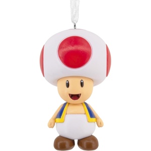 Hallmark Christmas Ornament, Nintendo Super Mario Toad Ornament, Gifts for Gamers