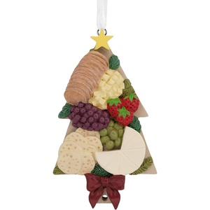 Hallmark Christmas Ornament, Stack of Macarons Ornament, Food Gifts(Charcuterie Board)