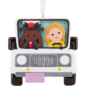 Hallmark Clueless Cher and Dionne Christmas Ornament, Movie Gifts
