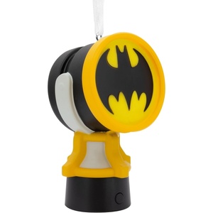 Hallmark DC Batman Bat-Signal Christmas Ornament(Bat Signal with Lights)