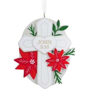 Hallmark Dayspring Jesus is The Gift Star Christmas Ornament(Cross)