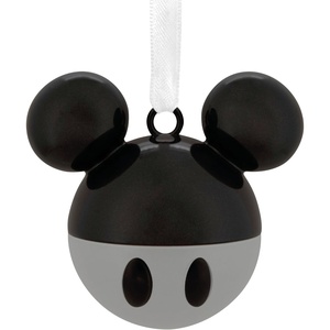 Hallmark Disney Mickey Mouse Holding Puppy Christmas Ornament(Mickey Black & Gray)