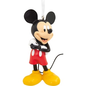 Hallmark Disney Mickey Mouse Mystery Christmas Ornaments, Shatterproof, Set of 2(Mickey Classic Pose)