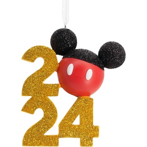 Hallmark Disney Mickey’s Christmas Carol Christmas Ornaments, Set of 2(Mickey 2024)