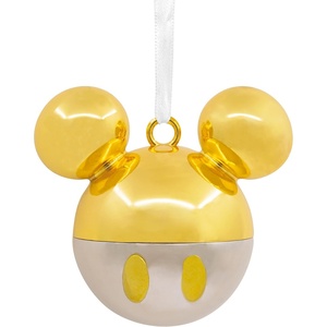 Hallmark Disney Mickey’s Christmas Carol Christmas Ornaments, Set of 2(Mickey Gold)
