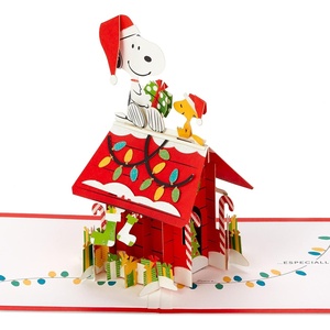 Hallmark Dr. Seuss Grinch Pop-Up Christmas Card (Merry Grinchmas)(Snoopy)