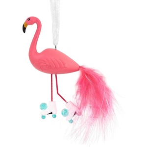 Hallmark Flamingo on Roller Skates Christmas Ornament