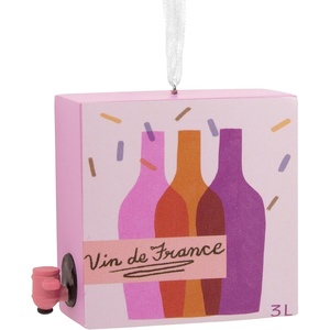 Hallmark Friends Drink Alike Cocktail Glasses Christmas Ornament(Boxed Wine)