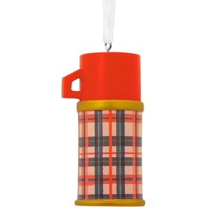 Hallmark Friends Drink Alike Cocktail Glasses Christmas Ornament(Plaid Drink Vessel)
