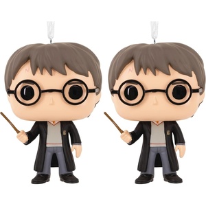 Hallmark Harry Potter Funko POP! Resin Christmas Ornament (0003HCM1100)(2.25 x 2.75 x 1.75 inches (Pack of 2))