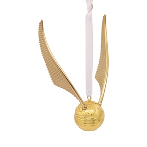 Hallmark Harry Potter Golden Snitch Christmas Ornament, Metal(Golden Snitch)