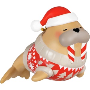 Hallmark Keepsake 0.85″ Mini Christmas Ornament 2024, Festive Flippered Friend, Gifts for Animal Lovers(Festive Flippered)