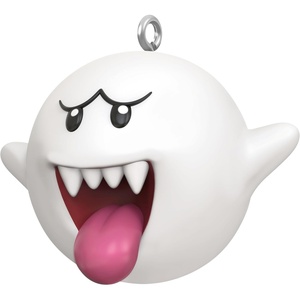 Hallmark Keepsake 0.96″ Miniature Christmas Ornament 2023, Nintendo Super Mario Toad Mini, Gifts for Gamers(Super Mario Boo)