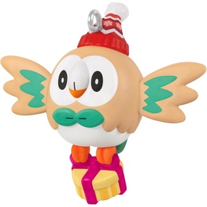 Hallmark Keepsake 1″ Miniature Christmas Ornament 2023, Pokémon Holiday Eevee Mini, Gifts for Pokémon Fans(Holiday Rowlet)
