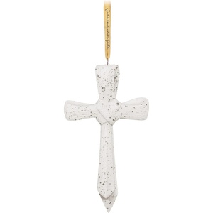 Hallmark Keepsake Christmas Ornament 2023, Porcelain Cross, God’s Love Never Fails, Religious Gifts(God’s Love Never Fails)
