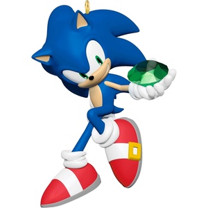 Hallmark Keepsake Christmas Ornament 2023, Sonic the Hedgehog Sonic’s Spin Attack, Gifts for Gamers(2026 Super With Chaos Emerald)