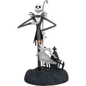 Hallmark Keepsake Christmas Ornament 2024, Disney Tim Burton’s The Nightmare Before Christmas Dr. Finkelstein With Light and Sound, Gifts for Disney Fans(Jack Skellington Storyteller)