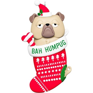 Hallmark Keepsake Christmas Ornament 2024, It’s Holiday Potty Time, Funny Gifts(Bah Humpug)