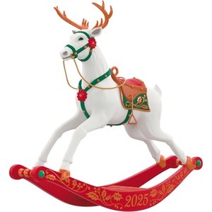 Hallmark Keepsake Christmas Ornament 2024, O Christmas Tree, Family Gifts(Rocking Reindeer)