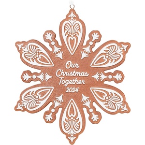 Hallmark Keepsake Christmas Ornament 2024, Our Christmas Together 2024, Porcelain, Family Gifts(Our Christmas Together 2024)