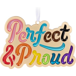 Hallmark Keepsake Christmas Ornament 2024, Perfect & Proud, Metal, LGBTQ Gift(2024 Perfect & Proud)