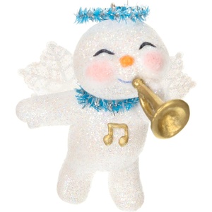 Hallmark Keepsake Christmas Ornament 2024, Snow Angel, Angel Collectors Gifts(2024 Snow Angel)