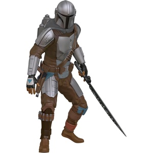 Hallmark Keepsake Christmas Ornament 2024, Star Wars: The Mandalorian Wielding the Darksaber, Gifts for Star Wars Fans(The Mandalorian)