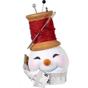 Hallmark Keepsake Christmas Ornament 2024, We Needle Little Christmas, Gifts for Crafters(Snowman Thread)
