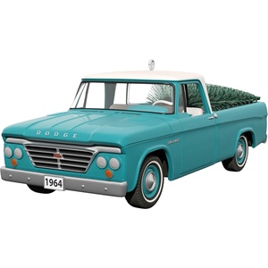 Hallmark Keepsake Christmas Ornament 2025, Fire Brigade 1968 Chevrolet Fire Engine 2025 with Light, Hobby Gifts(1964 Dodge D-100)