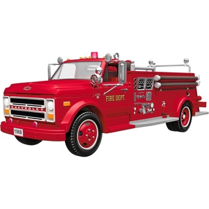 Hallmark Keepsake Christmas Ornament 2025, Fire Brigade 1968 Chevrolet Fire Engine 2025 with Light, Hobby Gifts(1968 Chevrolet Fire Engine)
