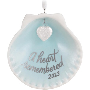 Hallmark Keepsake Christmas Ornament, Always with Us 2025, Remembrance Gifts(2023 A Heart Remembered)