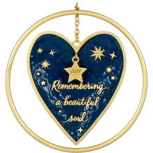 Hallmark Keepsake Christmas Ornament, Always with Us 2025, Remembrance Gifts(2024 Remembering a Beautiful Soul)