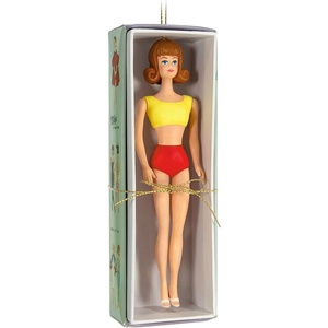 Hallmark Keepsake Christmas Ornament, Barbie On the Road, Gifts for Barbie Fans(Midge)